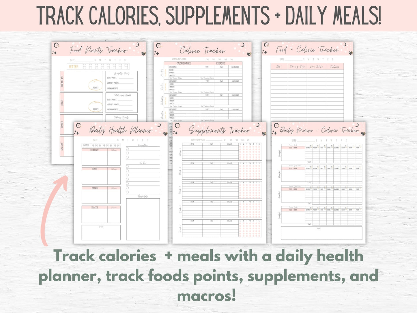 The Ultimate Pink Weight Loss Journal, Weight Loss Planner